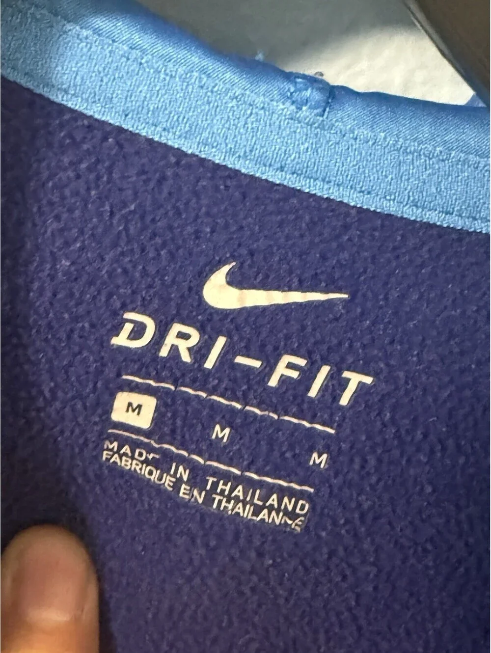 Nike Therma Fit Blue Hoodie size Kids Medium